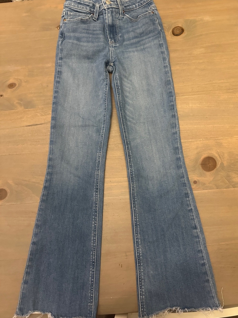 PAIGE Light Blue Slightly Flared Women's Jeans